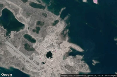 Vue aérienne de Rankin Inlet