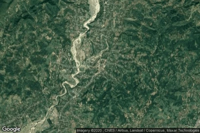 Vue aérienne de Martvili