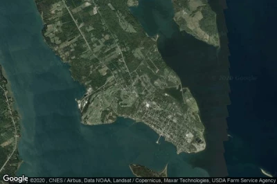 Vue aérienne de Saint Andrews