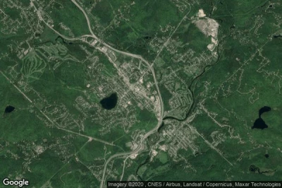 Vue aérienne de Sainte-Adele