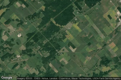 Vue aérienne de Sainte-Agnès