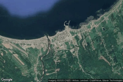 Vue aérienne de Sainte-Anne-des-Monts