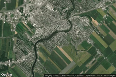 Vue aérienne de Saint-Hyacinthe