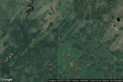 Vue aérienne de Saskatchewan