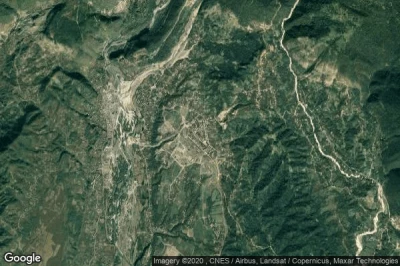 Vue aérienne de Jvari