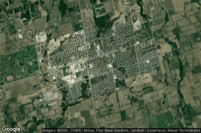 Vue aérienne de Stouffville