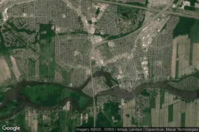 Vue aérienne de Terrebonne