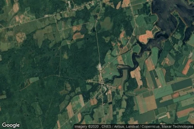 Vue aérienne de Tyne Valley