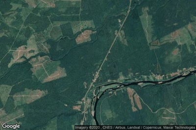 Vue aérienne de Upper Blackville
