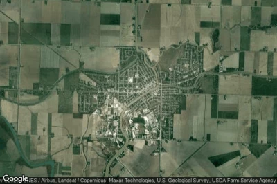 Vue aérienne de Wallaceburg