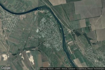 Vue aérienne de Puhăceni