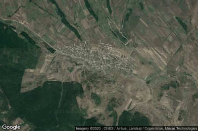 Vue aérienne de Moleşti