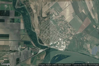 Vue aérienne de Giurgiulesti