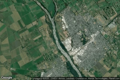 Vue aérienne de Ashburton