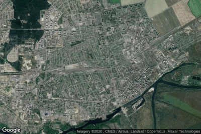 Vue aérienne de Pinsk