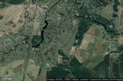 Vue aérienne de Belogorka