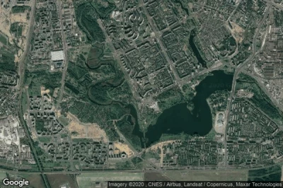 Vue aérienne de Dvorishche