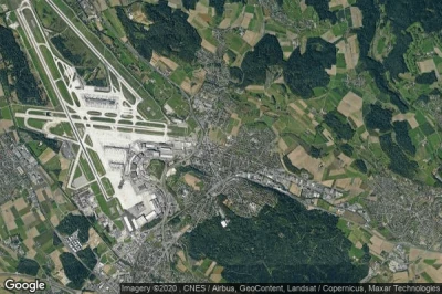 Vue aérienne de Kloten / Horainli