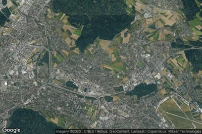 Vue aérienne de Wallisellen / Rieden