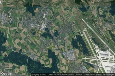 Vue aérienne de Oberglatt / Bahnhofquartier