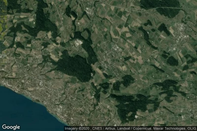 Vue aérienne de Oetwil / In der Beichlen