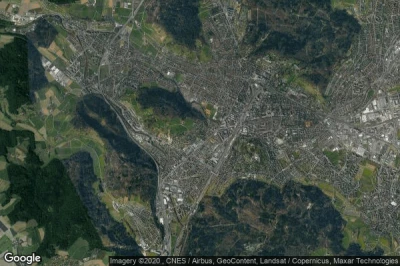 Vue aérienne de Stadt Winterthur / Bruehlberg