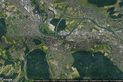 Vue aérienne de Dietikon / Schoenenwerd