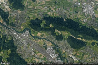 Vue aérienne de Oetwil / Erlen/Cholhölzli