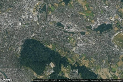 Vue aérienne de Zuerich / Hirzenbach