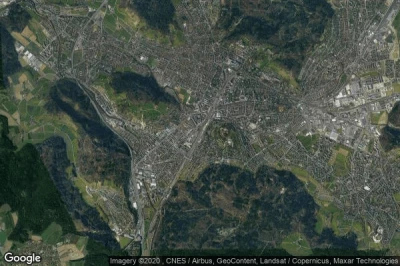 Vue aérienne de Stadt Winterthur