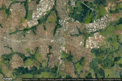 Vue aérienne de Aparecida de Goiania