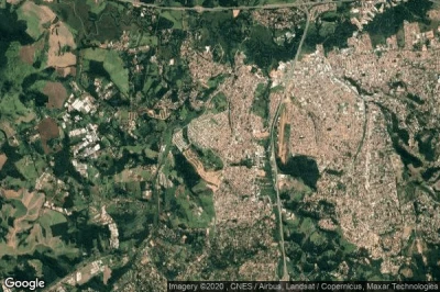 Vue aérienne de Atibaia