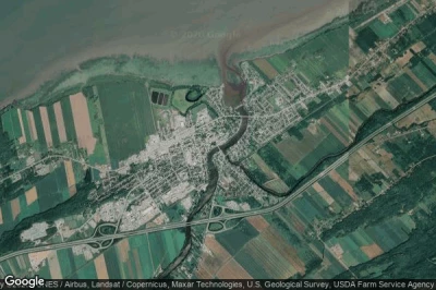 Vue aérienne de Montmagny