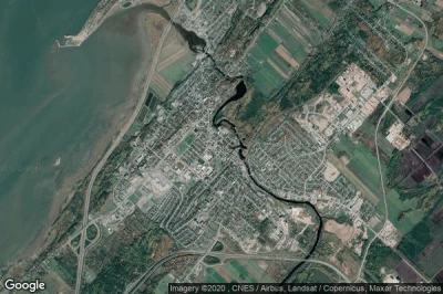 Vue aérienne de Riviere-du-Loup