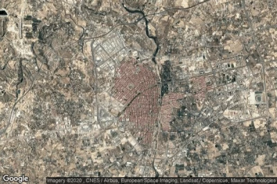Vue aérienne de Elche