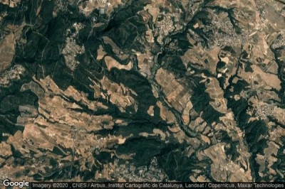 Vue aérienne de Cabrera d'Anoia