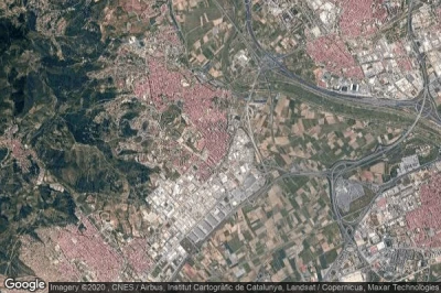 Vue aérienne de Sant Boi de Llobregat