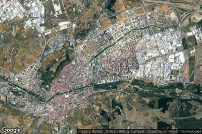 Vue aérienne de Burgos