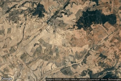 Vue aérienne de Caleruega