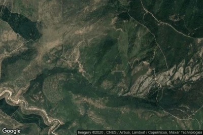 Vue aérienne de Monasterio de la Sierra