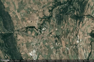 Vue aérienne de Villarcayo de Merindad de Castilla la Vieja