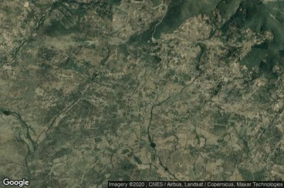 Vue aérienne de Arroyomolinos de la Vera