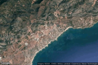Vue aérienne de Benicasim/Benicàssim