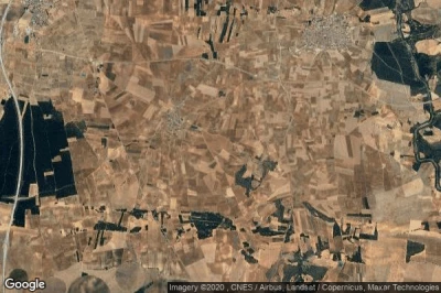 Vue aérienne de Casas de Guijarro