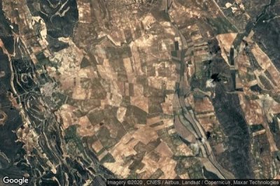 Vue aérienne de Fuentelespino de Haro