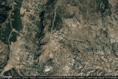 Vue aérienne de Alpujarra de la Sierra