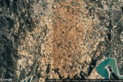Vue aérienne de Sacedón