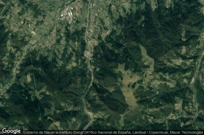 Vue aérienne de Idiazabal