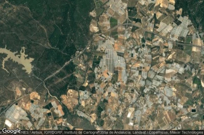 Vue aérienne de Cartaya