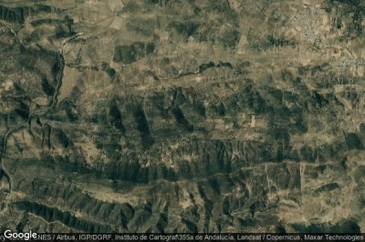 Vue aérienne de Cumbres Mayores